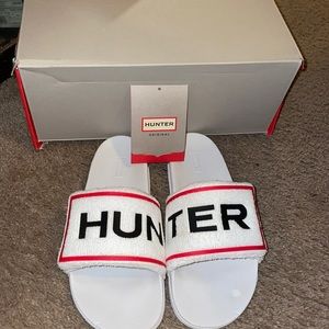 Hunter Terry Cloth Slides